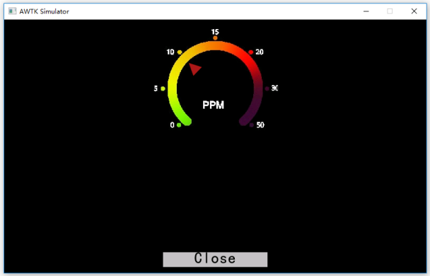 图4.52 在xml中创建gauge的效果